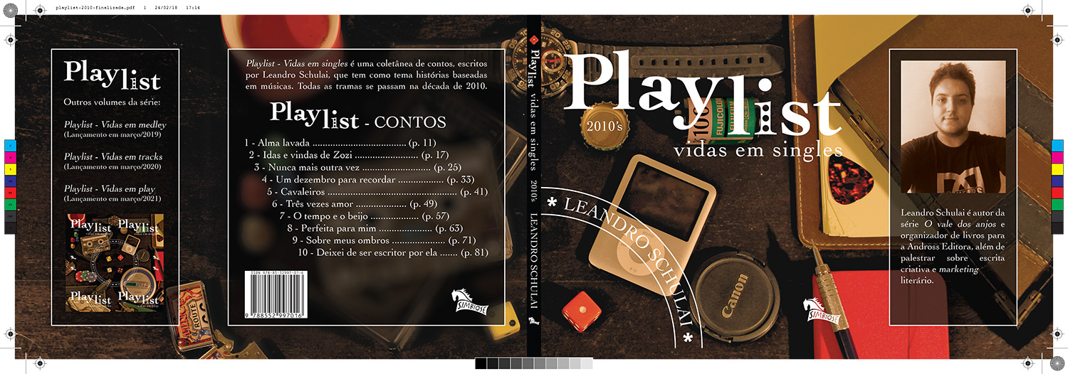 Capa do primeiro livro finalizada